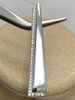 *Подвеска Белый Фианит арт. п-7239р200-393 Вес 2,13 г - фото 159133 *Подвеска Белый Фианит арт. п-7239р200-393 Вес 2,13 г - фото 159133