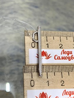 *Подвеска Белый Фианит арт. п-7239р200-393 Вес 2,13 г - фото 159135 *Подвеска Белый Фианит арт. п-7239р200-393 Вес 2,13 г - фото 159135