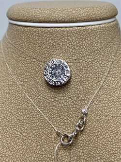 *Колье р.38 Белый Фианит арт. Л40221р-931 Вес 1,77 г - фото 159308 *Колье р.38 Белый Фианит арт. Л40221р-931 Вес 1,77 г - фото 159308