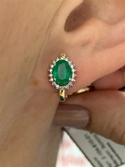 *Серьги Изумруд цв Лимонное арт 2-104-810-01-081 вес 2,99 г - фото 159436 *Серьги Изумруд цв Лимонное арт 2-104-810-01-081 вес 2,99 г - фото 159436