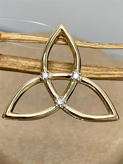 *Подвеска Триглав Белый Бр цв Лимонное арт. П312-6167-508 вес 2,3 г - фото 159503 *Подвеска Триглав Белый Бр цв Лимонное арт. П312-6167-508 вес 2,3 г - фото 159503