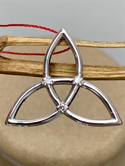 *Подвеска Триглав Белый бр цв Белое арт. 34358-200-570 вес 2,01 г - фото 159553 *Подвеска Триглав Белый бр цв Белое арт. 34358-200-570 вес 2,01 г - фото 159553