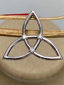 *Подвеска Триглав Белый бр цв Белое арт. 34358-200-570 вес 2,01 г - фото 159555 *Подвеска Триглав Белый бр цв Белое арт. 34358-200-570 вес 2,01 г - фото 159555