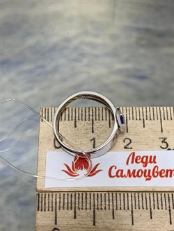 *Кольцо р.16,5 Танзанит цв Белое арт. 1-106-860-31-630 (вес 2,88 г) - фото 161125 *Кольцо р.16,5 Танзанит цв Белое арт. 1-106-860-31-630 (вес 2,88 г) - фото 161125