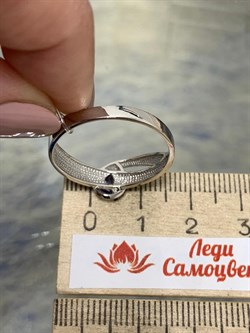 *Кольцо р.20,5 Танзанит цв Белое арт. 1-106-860-31-491 (вес 3,03 г) - фото 161137 *Кольцо р.20,5 Танзанит цв Белое арт. 1-106-860-31-491 (вес 3,03 г) - фото 161137