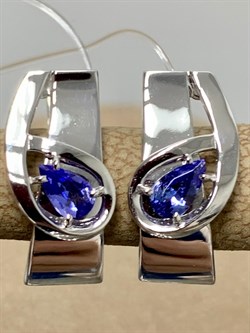 *Серьги Танзанит цв Белое арт. 2-106-860-31-678 (вес 3,98 г) - фото 161155 *Серьги Танзанит цв Белое арт. 2-106-860-31-678 (вес 3,98 г) - фото 161155