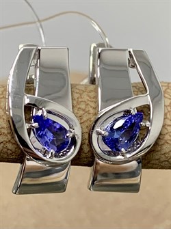 *Серьги Танзанит цв Белое арт. 2-106-860-31-678 (вес 3,98 г) - фото 161156 *Серьги Танзанит цв Белое арт. 2-106-860-31-678 (вес 3,98 г) - фото 161156