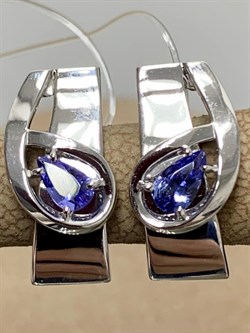 *Серьги Танзанит цв Белое арт. 2-106-860-31-678 (вес 3,98 г) - фото 161157 *Серьги Танзанит цв Белое арт. 2-106-860-31-678 (вес 3,98 г) - фото 161157