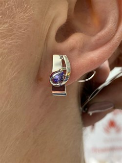 *Серьги Танзанит цв Белое арт. 2-106-860-31-678 (вес 3,98 г) - фото 161161 *Серьги Танзанит цв Белое арт. 2-106-860-31-678 (вес 3,98 г) - фото 161161