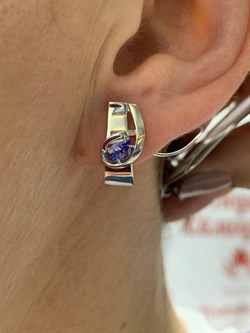 *Серьги Танзанит цв Белое арт. 2-106-860-31-678 (вес 3,98 г) - фото 161162 *Серьги Танзанит цв Белое арт. 2-106-860-31-678 (вес 3,98 г) - фото 161162