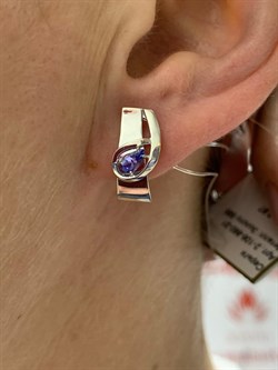 *Серьги Танзанит цв Белое арт. 2-106-860-31-678 (вес 3,98 г) - фото 161163 *Серьги Танзанит цв Белое арт. 2-106-860-31-678 (вес 3,98 г) - фото 161163