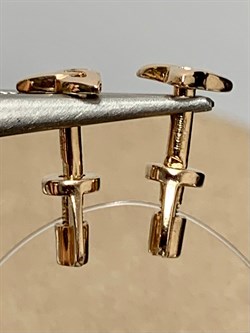 *Пусеты Триглав цв Красное арт. 2000803-2562 (вес около 1,08 г) - фото 161229 *Пусеты Триглав цв Красное арт. 2000803-2562 (вес около 1,08 г) - фото 161229