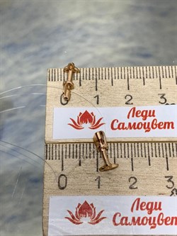 *Пусеты Триглав цв Красное арт. 2000803-2562 (вес около 1,08 г) - фото 161232 *Пусеты Триглав цв Красное арт. 2000803-2562 (вес около 1,08 г) - фото 161232