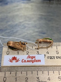 *Серьги Инжир Микс Родолит Хромдиопсид цв Красное арт. 02-4087-01-706-1110-57-510 вес 4,69 г - фото 161349 *Серьги Инжир Микс Родолит Хромдиопсид цв Красное арт. 02-4087-01-706-1110-57-510 вес 4,69 г - фото 161349