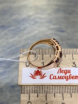 *Кольцо р.18 Микс Родолит Аметист цв Красное арт 01-5307-00-257-1111-57-760 вес 3,3 г - фото 161412 *Кольцо р.18 Микс Родолит Аметист цв Красное арт 01-5307-00-257-1111-57-760 вес 3,3 г - фото 161412