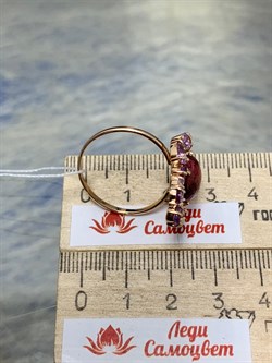 *Кольцо р.20,5 Розовый Турмалин цв Красное арт. 1793866-785 вес 7 г - фото 162065 *Кольцо р.20,5 Розовый Турмалин цв Красное арт. 1793866-785 вес 7 г - фото 162065