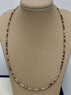 *Колье р.40 д.2мм Родонит арт. Б-02р родонит-279 Вес 4,61 г - фото 162099 *Колье р.40 д.2мм Родонит арт. Б-02р родонит-279 Вес 4,61 г - фото 162099