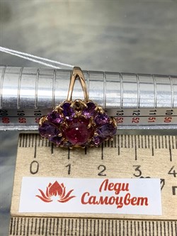 *Кольцо р.17,5 Розовый Турмалин цв Красное арт. 1793850-275 вес 5,27 г - фото 162151 *Кольцо р.17,5 Розовый Турмалин цв Красное арт. 1793850-275 вес 5,27 г - фото 162151