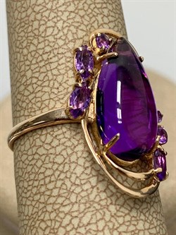 *Кольцо р.18 иск Аметист цв Красное арт. 1170145-262 вес 3,32 г - фото 162168 *Кольцо р.18 иск Аметист цв Красное арт. 1170145-262 вес 3,32 г - фото 162168