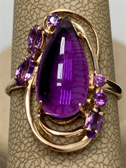 *Кольцо р.18 иск Аметист цв Красное арт. 1170145-262 вес 3,32 г - фото 162170 *Кольцо р.18 иск Аметист цв Красное арт. 1170145-262 вес 3,32 г - фото 162170