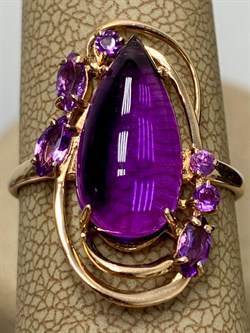 *Кольцо р.18 иск Аметист цв Красное арт. 1170145-262 вес 3,32 г - фото 162171 *Кольцо р.18 иск Аметист цв Красное арт. 1170145-262 вес 3,32 г - фото 162171