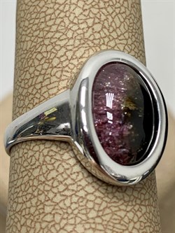 *Кольцо р.20 Арбузный Турмалин цв Белое арт. 1790262-757 вес 4,8 г - фото 162210 *Кольцо р.20 Арбузный Турмалин цв Белое арт. 1790262-757 вес 4,8 г - фото 162210