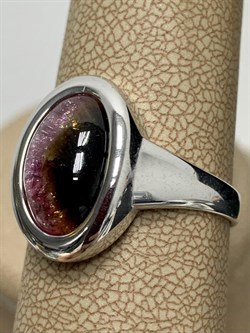 *Кольцо р.20 Арбузный Турмалин цв Белое арт. 1790262-757 вес 4,8 г - фото 162211 *Кольцо р.20 Арбузный Турмалин цв Белое арт. 1790262-757 вес 4,8 г - фото 162211