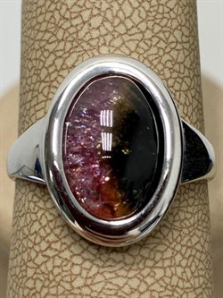 *Кольцо р.20 Арбузный Турмалин цв Белое арт. 1790262-757 вес 4,8 г - фото 162212 *Кольцо р.20 Арбузный Турмалин цв Белое арт. 1790262-757 вес 4,8 г - фото 162212