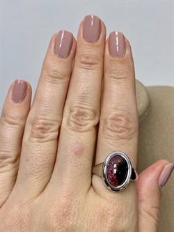 *Кольцо р.20 Арбузный Турмалин цв Белое арт. 1790262-757 вес 4,8 г - фото 162213 *Кольцо р.20 Арбузный Турмалин цв Белое арт. 1790262-757 вес 4,8 г - фото 162213