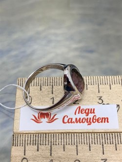 *Кольцо р.20 Арбузный Турмалин цв Белое арт. 1790262-757 вес 4,8 г - фото 162216 *Кольцо р.20 Арбузный Турмалин цв Белое арт. 1790262-757 вес 4,8 г - фото 162216