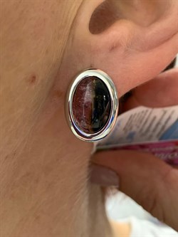 *Серьги Арбузный Турмалин цв Белое арт. 2790262-782 вес 7,24 г - фото 162221 *Серьги Арбузный Турмалин цв Белое арт. 2790262-782 вес 7,24 г - фото 162221