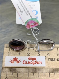 *Серьги Арбузный Турмалин цв Белое арт. 2790262-782 вес 7,24 г - фото 162224 *Серьги Арбузный Турмалин цв Белое арт. 2790262-782 вес 7,24 г - фото 162224