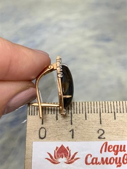 *Серьги Арбузный Турмалин цв Красное арт. 2791052-536 вес 6,39 г - фото 162229 *Серьги Арбузный Турмалин цв Красное арт. 2791052-536 вес 6,39 г - фото 162229