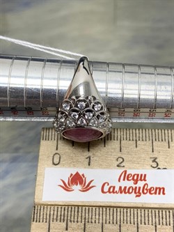 *Кольцо р.19 Розовый Турмалин цв Белое арт. 1790633-146 вес 5,86 г - фото 162233 *Кольцо р.19 Розовый Турмалин цв Белое арт. 1790633-146 вес 5,86 г - фото 162233