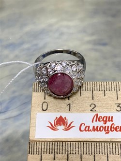 *Кольцо р.19 Розовый Турмалин цв Белое арт. 1790633-146 вес 5,86 г - фото 162241 *Кольцо р.19 Розовый Турмалин цв Белое арт. 1790633-146 вес 5,86 г - фото 162241