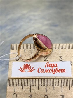 *Кольцо р.18 Розовый Турмалин цв Красное арт. 1795084-743 вес 4,53 г - фото 162261 *Кольцо р.18 Розовый Турмалин цв Красное арт. 1795084-743 вес 4,53 г - фото 162261