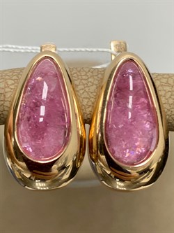 *Серьги Розовый Турмалин цв Красное арт. 2795084-744 вес 7,44 г - фото 162263 *Серьги Розовый Турмалин цв Красное арт. 2795084-744 вес 7,44 г - фото 162263