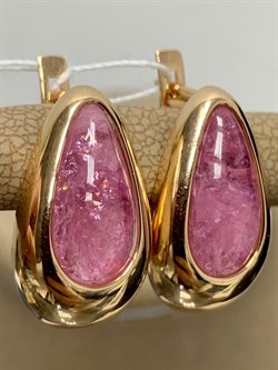 *Серьги Розовый Турмалин цв Красное арт. 2795084-744 вес 7,44 г - фото 162264 *Серьги Розовый Турмалин цв Красное арт. 2795084-744 вес 7,44 г - фото 162264