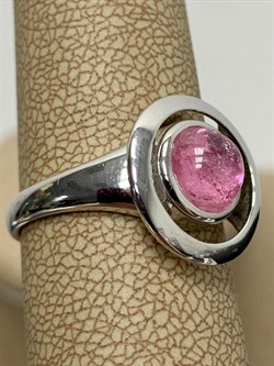 *Кольцо р.18 Розовый Турмалин цв Белое арт. 1791748-004 вес 3,63 г - фото 162286 *Кольцо р.18 Розовый Турмалин цв Белое арт. 1791748-004 вес 3,63 г - фото 162286