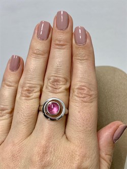 *Кольцо р.18 Розовый Турмалин цв Белое арт. 1791748-004 вес 3,63 г - фото 162289 *Кольцо р.18 Розовый Турмалин цв Белое арт. 1791748-004 вес 3,63 г - фото 162289