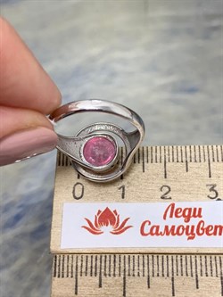*Кольцо р.18 Розовый Турмалин цв Белое арт. 1791748-004 вес 3,63 г - фото 162290 *Кольцо р.18 Розовый Турмалин цв Белое арт. 1791748-004 вес 3,63 г - фото 162290