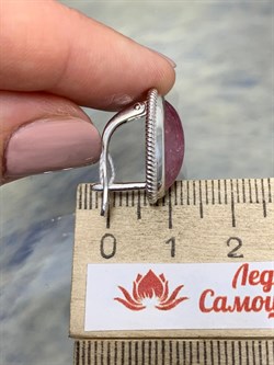 *Серьги Розовый Турмалин цв Белое арт. 2791770-769 вес 6,57 г - фото 162299 *Серьги Розовый Турмалин цв Белое арт. 2791770-769 вес 6,57 г - фото 162299