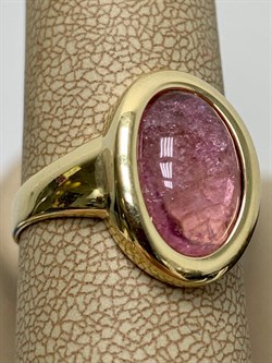 *Кольцо р.19 Розовый Турмалин цв Лимонное арт. 1790262-141 вес 4,4 г - фото 162325 *Кольцо р.19 Розовый Турмалин цв Лимонное арт. 1790262-141 вес 4,4 г - фото 162325