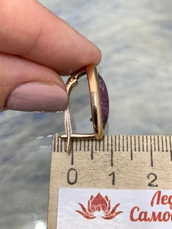 *Серьги Арбузный Турмалин цв Красное арт. 2791762-060 вес 6,44 г - фото 162337 *Серьги Арбузный Турмалин цв Красное арт. 2791762-060 вес 6,44 г - фото 162337