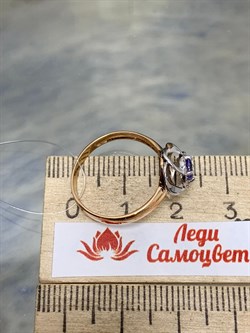 *Кольцо р.17,5 Танзанит цв Красное и Белое арт 1-408362-00-31-645 вес 2,04 г - фото 162591 *Кольцо р.17,5 Танзанит цв Красное и Белое арт 1-408362-00-31-645 вес 2,04 г - фото 162591