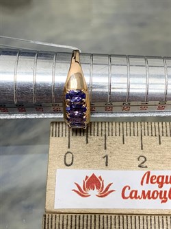 *Кольцо р.17,5 Танзанит цв Красное арт 1-107-293-31-689 вес 2,13 г - фото 162615 *Кольцо р.17,5 Танзанит цв Красное арт 1-107-293-31-689 вес 2,13 г - фото 162615