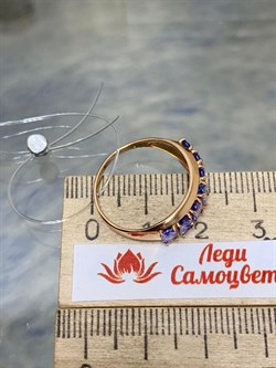 *Кольцо р.17,5 Танзанит цв Красное арт 1-107-293-31-689 вес 2,13 г - фото 162625 *Кольцо р.17,5 Танзанит цв Красное арт 1-107-293-31-689 вес 2,13 г - фото 162625
