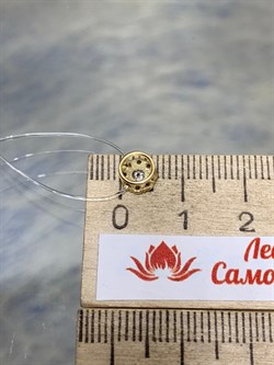 *Подвеска Бегунок Белый Бр цв Лимонное арт. 3-855-689 (вес 0,38 г) - фото 162646 *Подвеска Бегунок Белый Бр цв Лимонное арт. 3-855-689 (вес 0,38 г) - фото 162646