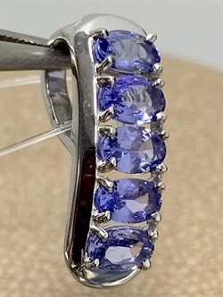 *Подвеска Танзанит цв Белое арт. 3-207293-00-31-345 (вес 1,75 г) - фото 162649