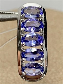 *Подвеска Танзанит цв Белое арт. 3-207293-00-31-345 (вес 1,75 г) - фото 162652